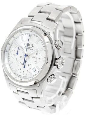 EBEL Discovery 1216459 Chronograph Silver Dial Automatic Men's Watch_973661